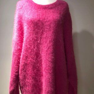 Free People OVERSIZE Pink Sweater